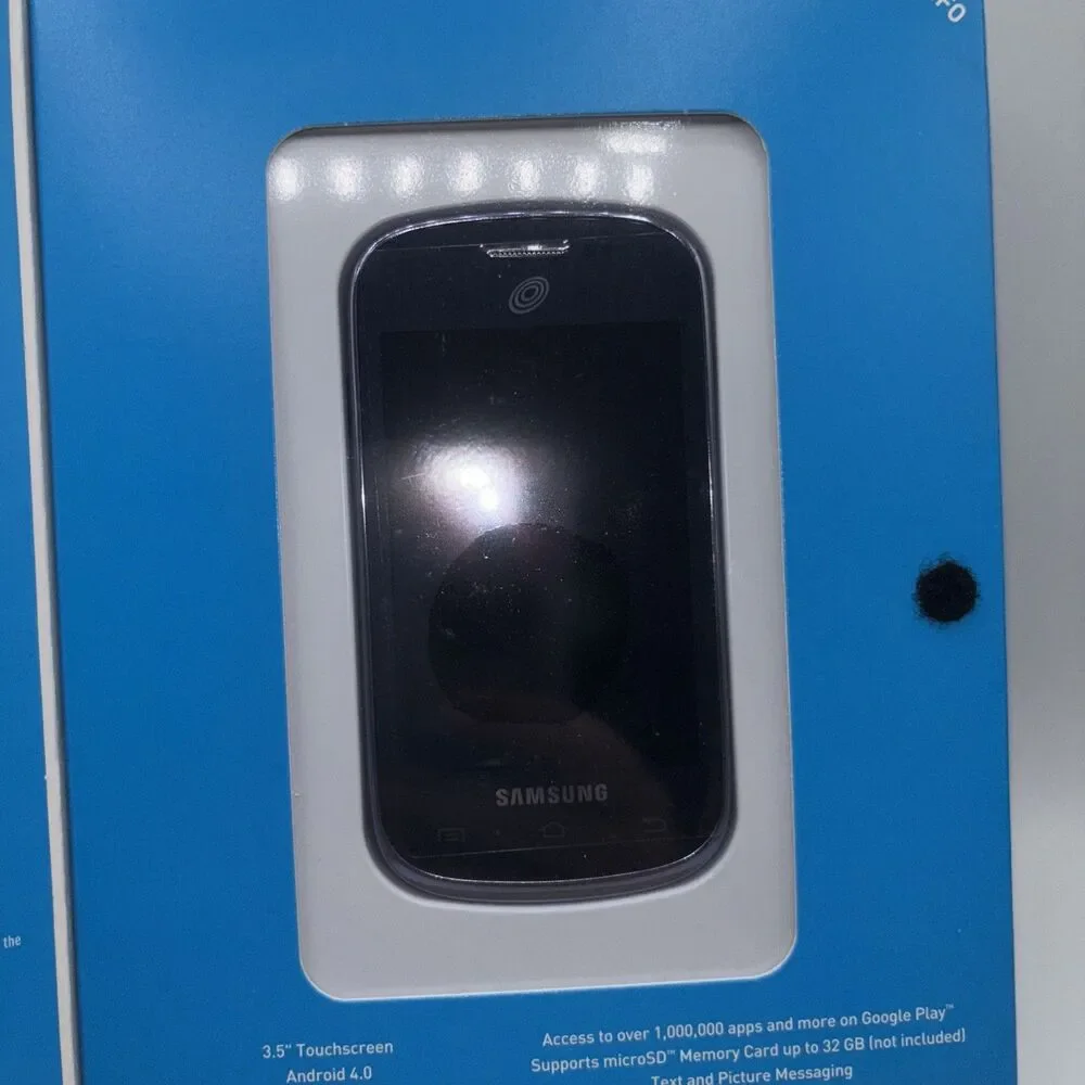 Samsung Galaxy Centura Prepaid Mobile Cell Phone-Net 10 Wireless-Black-NIB-S738C